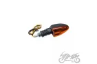 LAMP, TURN SIGNAL, OVAL AMBER LENS, LEFT FRONT 12V23W ECE