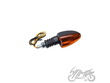LAMP, TURN SIGNAL, OVAL AMBER LENS, LEFT FRONT 12V23W ECE