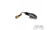 LAMP, TURN SIGNAL, OVAL, CARBON-LOOK, CLEAR LENS, LH FRONT ECE
