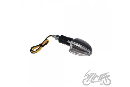 LAMP, TURN SIGNAL, OVAL, CARBON-LOOK, CLEAR LENS, LH FRONT ECE