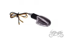 LAMP, TURN SIGNAL, OVAL, CARBON-LOOK, CLEAR LENS, RH FRONT