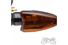 LAMP, TURN SIGNAL, OVAL, CARBON-LOOK, AMBER LENS, LH FRONT ECE