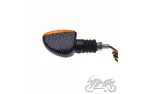 LAMP, TURN SIGNAL, OVAL, CARBON-LOOK, AMBER LENS, RH FRONT ECE