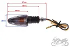 LAMP, TURN SIGNAL, OVAL, CLEAR LENS, LEFT FRONT