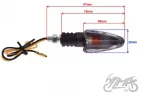 LAMP, TURN SIGNAL, OVAL, CLEAR LENS, RIGHT FRONT