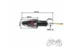 LAMP, TURN SIGNAL, OVAL, CLEAR LENS, RIGHT FRONT ECE