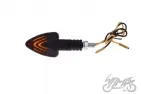 LAMP, TURN SIGNAL, CONE, AMBER LENS, CUTS
