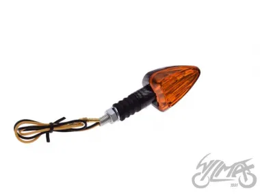 LAMP, TURN SIGNAL, CONE, AMBER LENS, CUTS, CARBON-LOOK