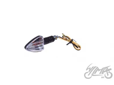 LAMP, TURN SIGNAL, CONE, CLEAR LENS, CUTS