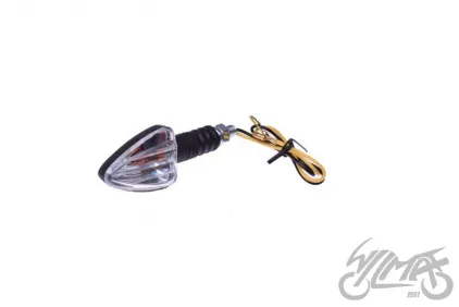 LAMP, TURN SIGNAL, CONE, CLEAR LENS, CUTS