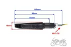 LAMP, TURN SIGNAL, DYNAMIC SEQUENCE, LED, BLACK
