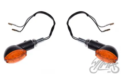 LAMP, TURN SIGNAL CARBON-LOOK, AMBER LENS, LED