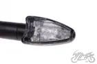 LAMP, TURN SIGNAL BLACK CLEAR LENS, LED, BLACK