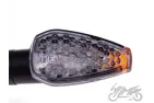 LAMP, TURN SIGNAL , BLACK, CLEAR LENS,+AMBER LED