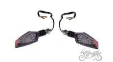 LAMP, TURN SIGNAL BLACK CLEAR LENS, LED,