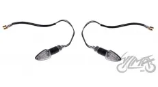 LAMP, TURN SIGNAL MINI BLACK CLEAR LENS, LED,