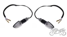 LAMP, TURN SIGNAL MINI CARBON-LOOK, CLEAR LENS, LED,