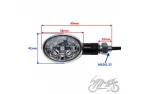 LAMP, TURN SIGNAL BLACK CLEAR LENS LED