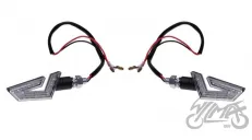 LAMP, TURN SIGNAL BLACK CLEAR LENS LED