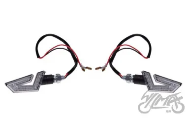LAMP, TURN SIGNAL BLACK CLEAR LENS LED