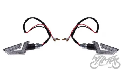 LAMP, TURN SIGNAL BLACK CLEAR LENS LED