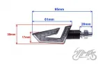 LAMP, TURN SIGNAL BLACK CLEAR LENS LED