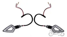 LAMP, TURN SIGNAL BLACK CLEAR LENS LED