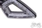 LAMP, TURN SIGNAL BLACK CLEAR LENS LED
