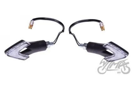 LAMP, TURNSIGNAL BLACK, WHITE LENS LED