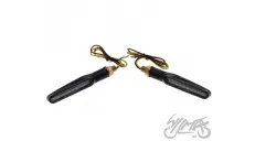 LAMP, DYNAMIC TURN SIGNAL INDICATOR BLACK, CLEAR LENS, 9 LEDS