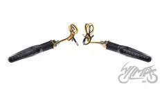 LAMP, DYNAMIC TURN SIGNAL INDICATOR CARBON, CLEAR LENS, 9 LEDS