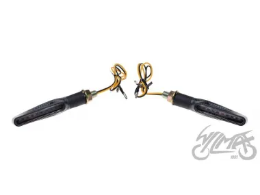 LAMP, DYNAMIC TURN SIGNAL INDICATOR CARBON, CLEAR LENS, 9 LEDS