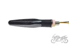 LAMP, DYNAMIC TURN SIGNAL INDICATOR CARBON, CLEAR LENS, 9 LEDS