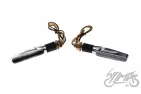 LAMP, DYNAMIC TURN SIGNAL INDICATOR CHROME, CLEAR LENS, 9 LEDS