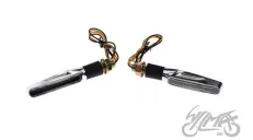 LAMP, DYNAMIC TURN SIGNAL INDICATOR CHROME, CLEAR LENS, 9 LEDS