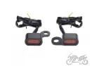 MINI LED PRIEKINIS POSŪKIO ŽIBINTAS HARLEY JUODAS
