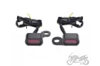 MINI LED FRONT TURN SIGNAL LIGHT FOR HARLEY BLACK