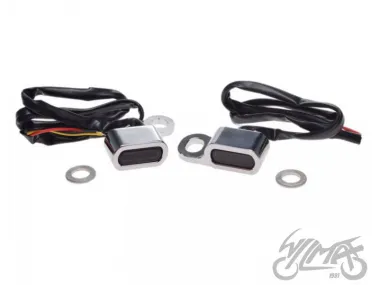 MINI LED PRIEKINIS POSŪKIO ŽIBINTAS HARLEY CHROME