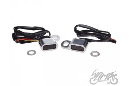 MINI LED FRONT TURN SIGNAL LIGHT FOR HARLEY CHROME