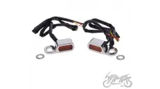 MINI LED PRIEKINIS POSŪKIO ŽIBINTAS HARLEY CHROME