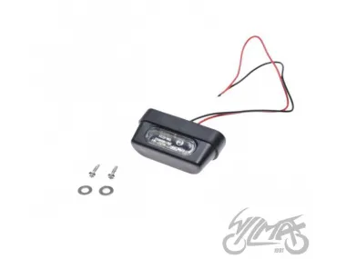 LAMP, NUMBER PLATE UNIVERSAL CHROME