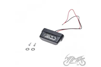 LAMP, NUMBER PLATE UNIVERSAL CHROME