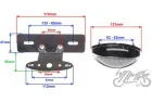 LAMP, REAR, LED, W/BRACKET, UNIVERSAL