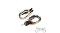 MOTOCROSS-Foot Pegs SUZUKI RM-Z KPL Titanium