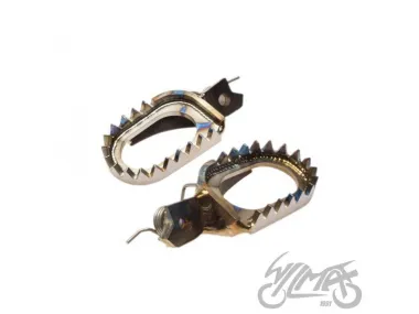 MOTOCROSS-Foot Pegs SUZUKI RM-Z KPL Titanium