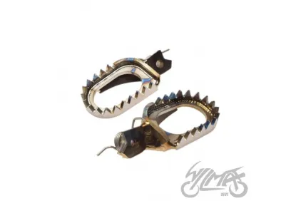 MOTOCROSS-Foot Pegs SUZUKI RM-Z KPL Titanium