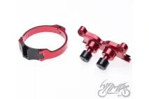 Motocross 56,4mm dvigubas mygtukas šakės užraktas, startukas