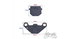 BRAKE PAD, SET HURRICANE ECE R90