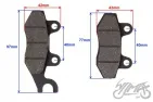 BRAKE PAD, SET REAR LONGIJA , WILGA 2 , OGAR 900