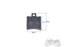 BRAKE PAD, SET APRILIA RS GILERA NGR RALLY HONDA ECE R90
